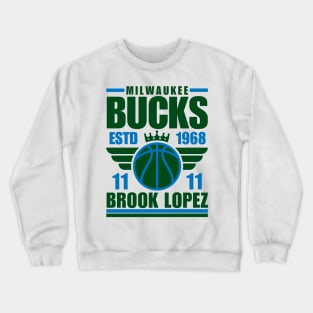 Milwaukee Bucks Lopez 11 Retro Crewneck Sweatshirt